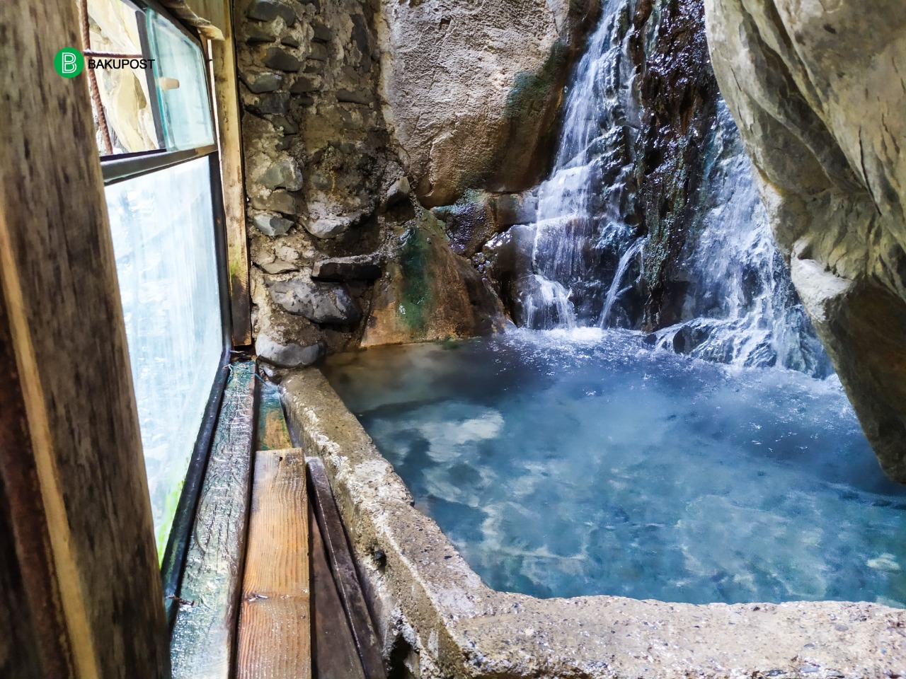 Hiking to İlisu Bath-hot natural water.