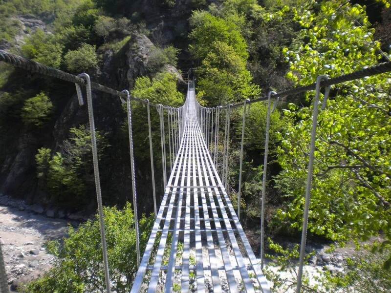 Hanging bridge Lahij