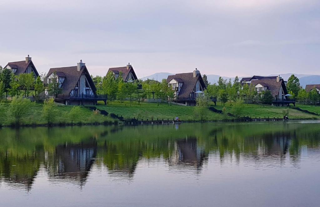 Silent Lake "Sakit Gol" wonderful view hidden between the mountains