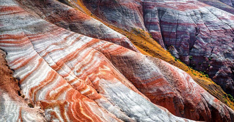 Perfect view of Candy Cane Mountains in Khizi